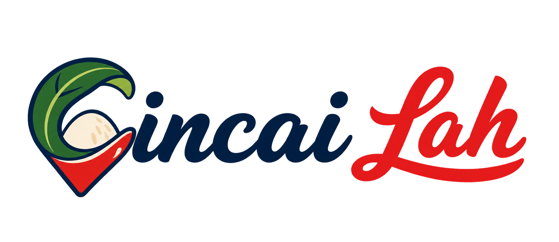 cincai lah long horizontal logo in png format